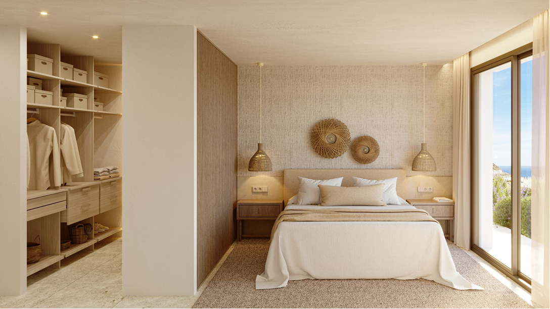 Master bedroom render